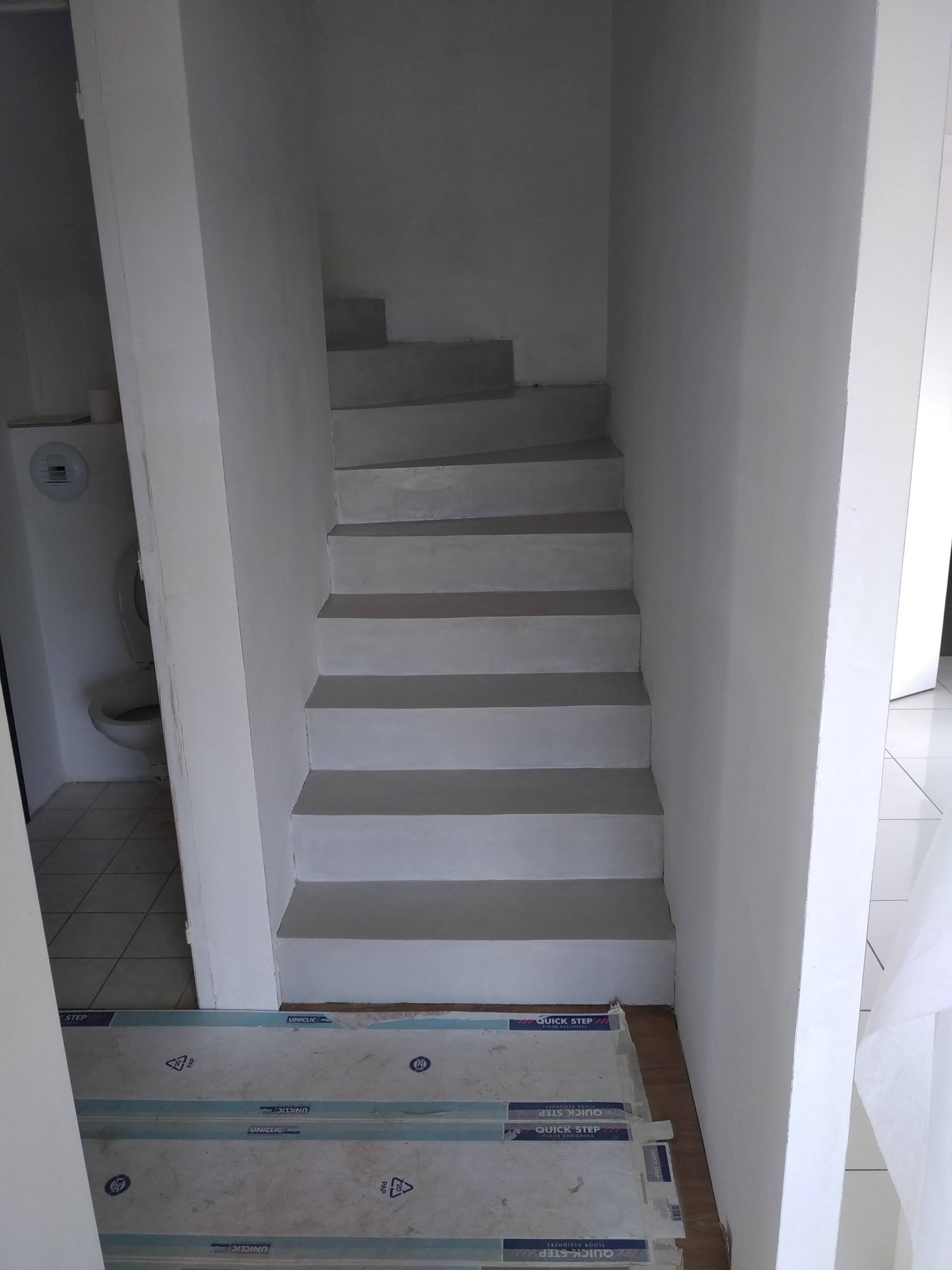 Escalier intérieur en béton ciré - BREIZH IN